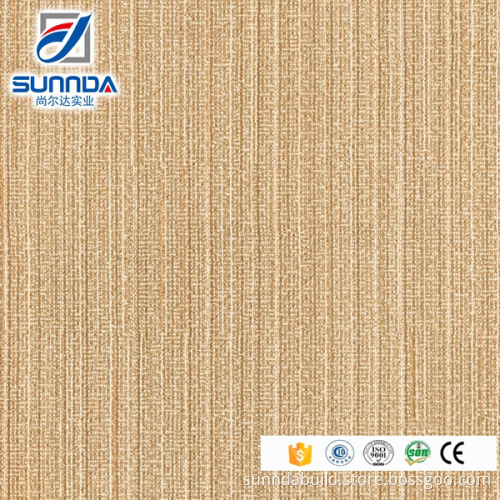 Sunnda foshan brown cilice vitrified carpet flooring tile design
